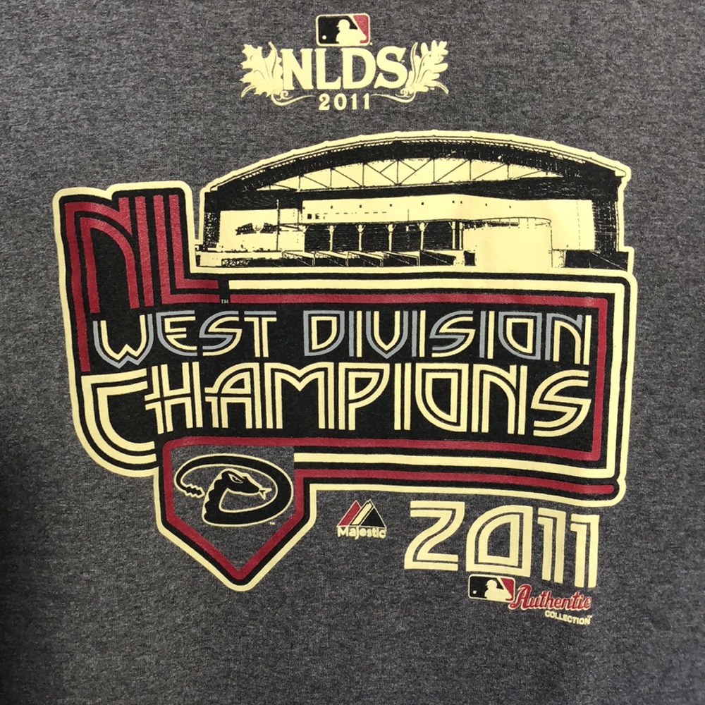 Majestic 2011 NLDS Championship T-shirt
